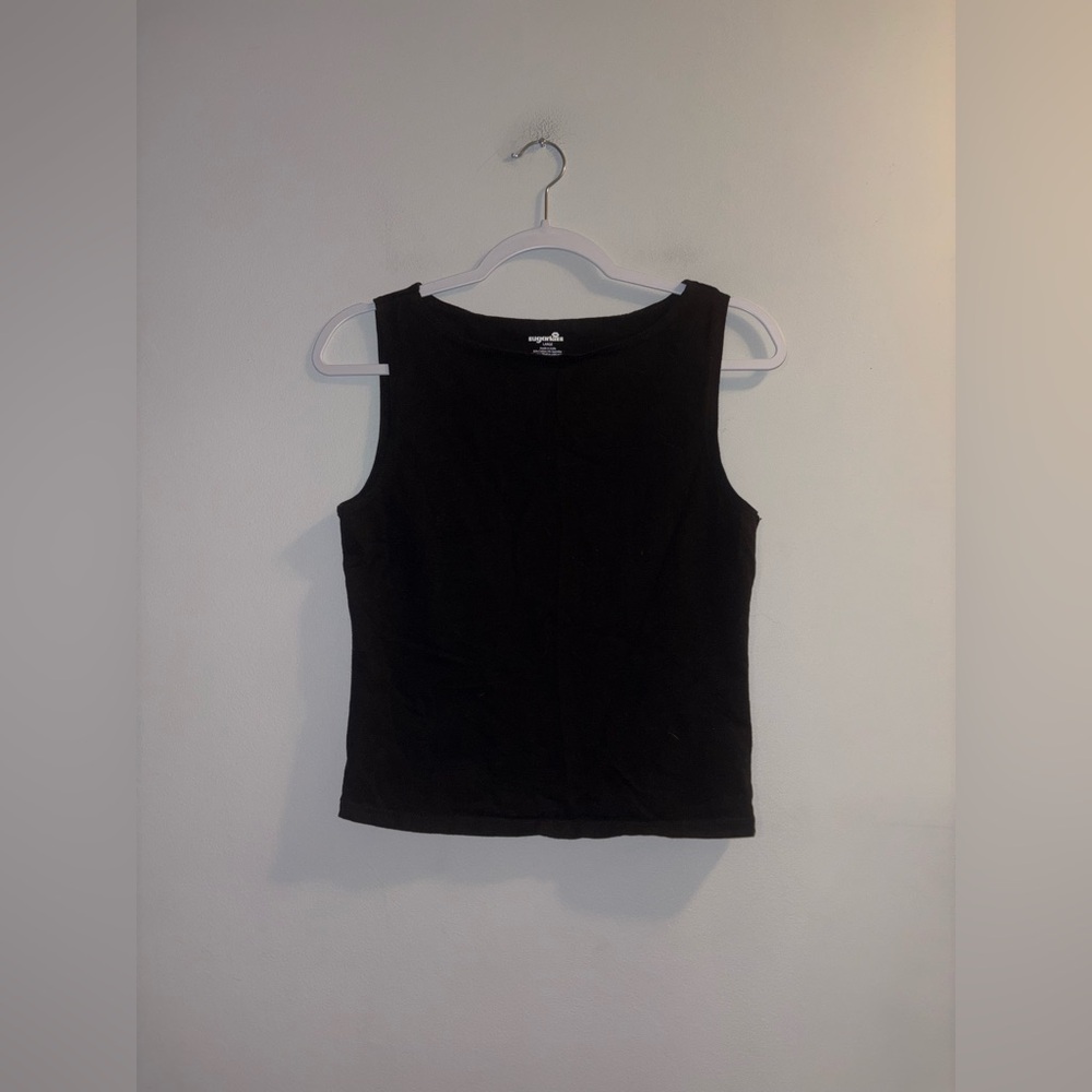 Sugar Kiss | Black TankTop